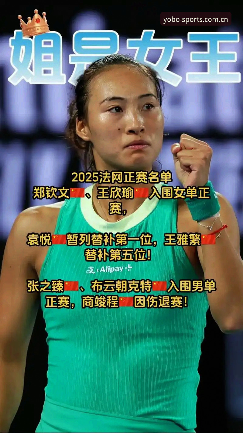 yobo体育正版平台下载攻略 2026法网女单签表深度解析:郑钦文保分战,王欣瑜种子突围